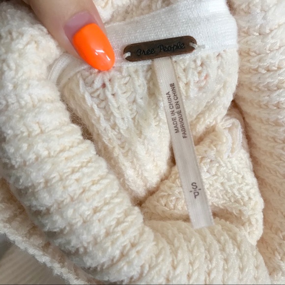 Free people turtleneck chunky knit sweater - Picture 3 of 7
